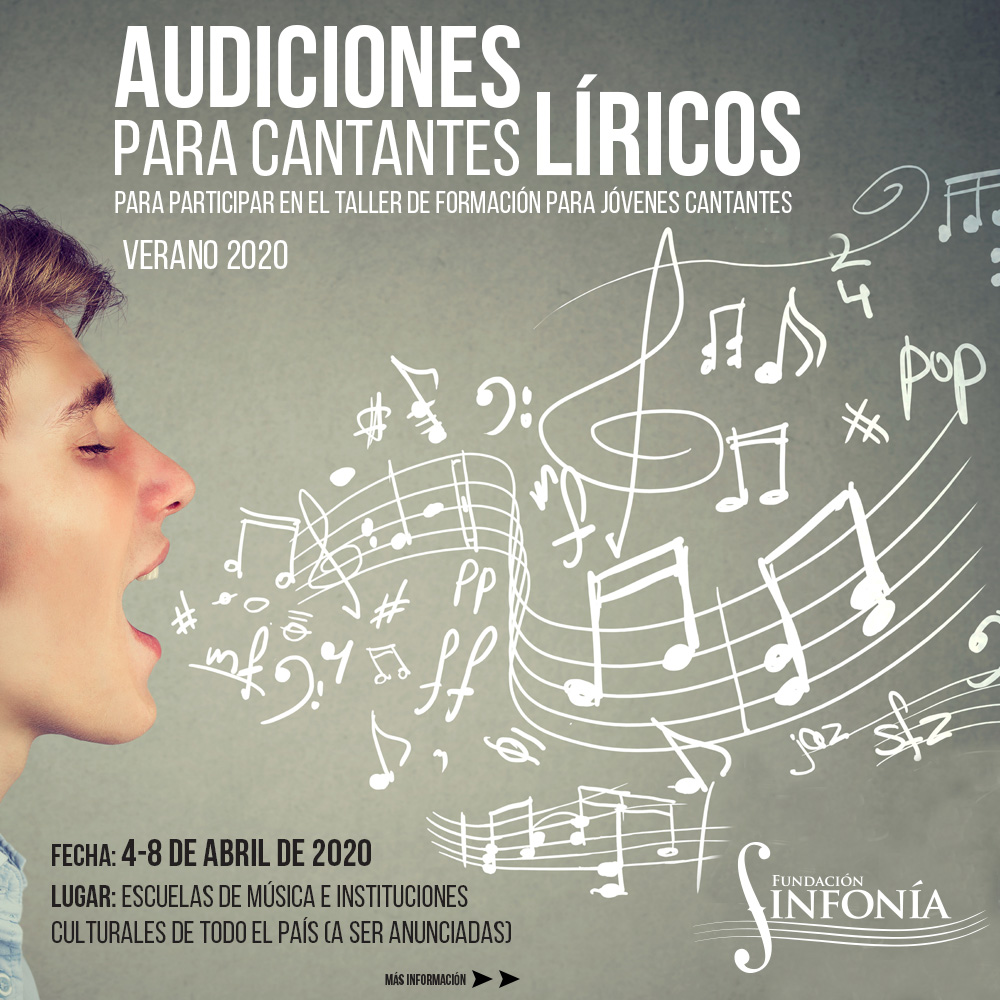 Audiciones para cantantes líricos